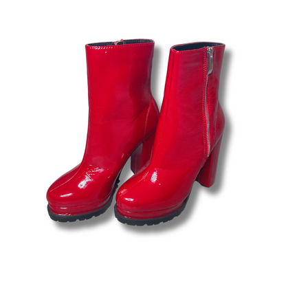 Wild Diva Red Boots