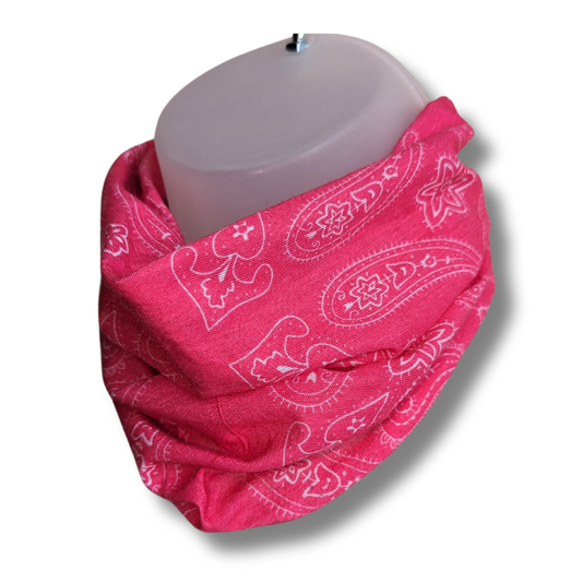 Hot Pink Paisley Gaiter