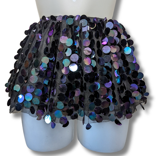 Dark Sequin Skirt