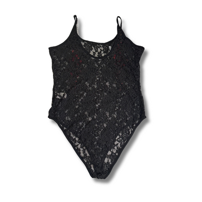 Suzy Shier Black Bodysuit