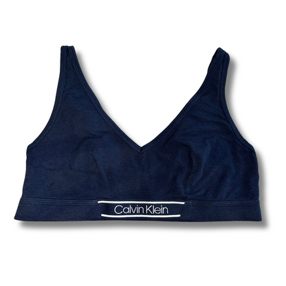 Calvin Klein Navy Blue Bamboo Bralette