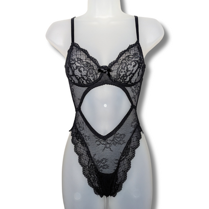 WIDOW Black Lace Bodysuit