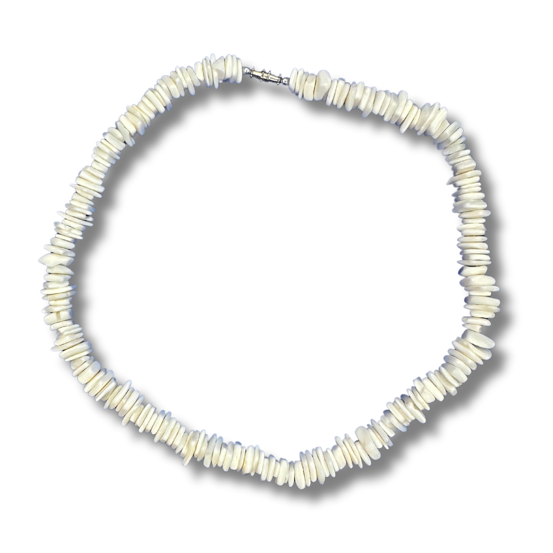 White Puka Shell Necklace