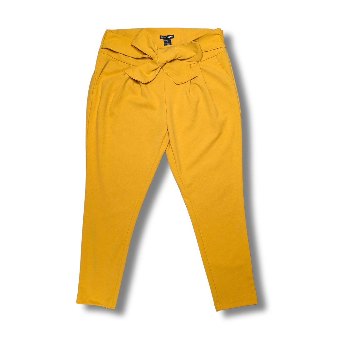 Mustard Yellow Wide-Leg Pants