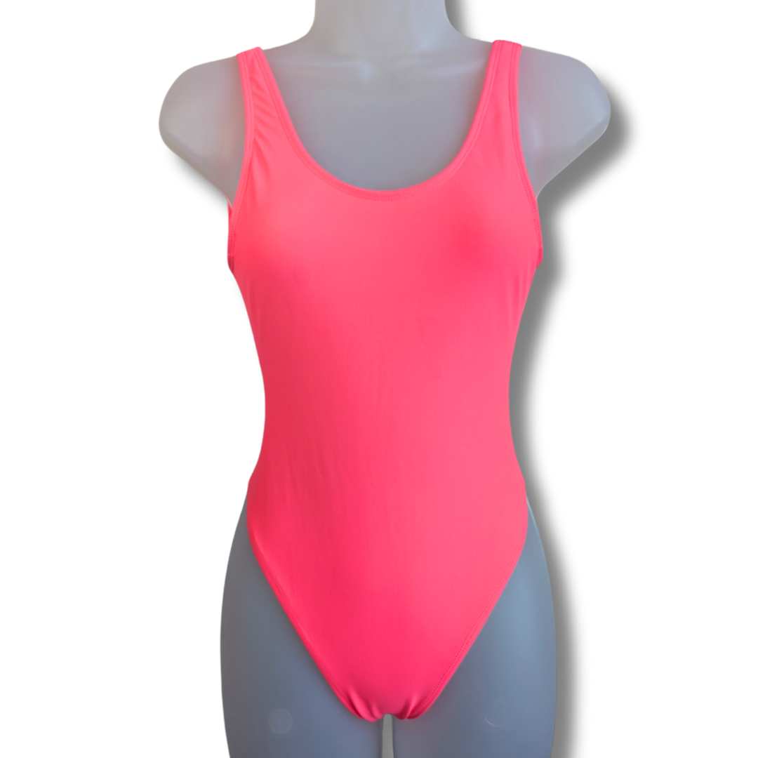 Hot Pink One Piece Swimsuit