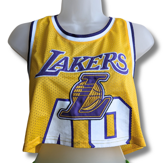 Ultra Game NBA Cropped Lakers Jersey