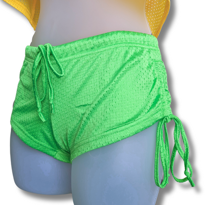 Green Sporty Booty Shorts