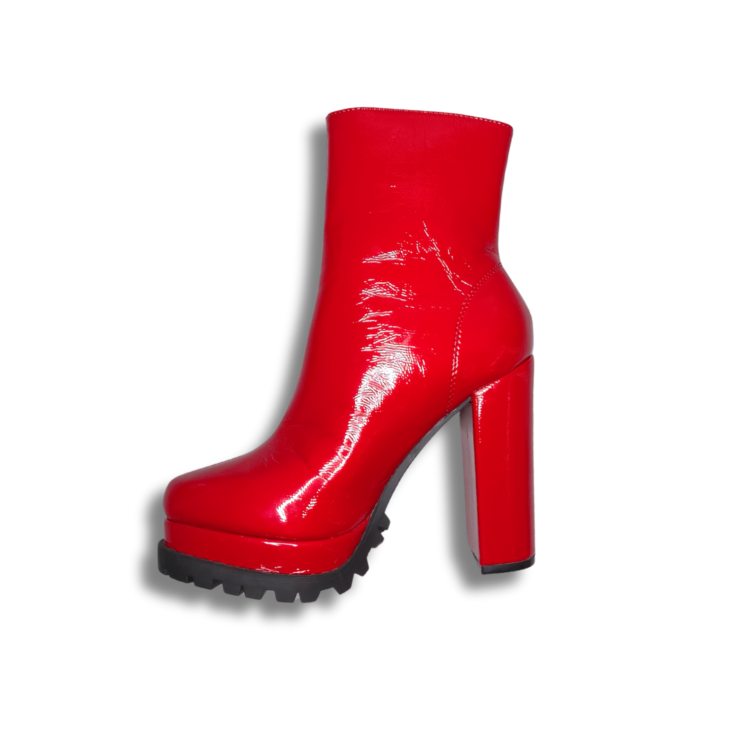 Wild Diva Red Boots